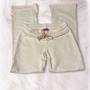 Edikted Cream Drawstring Pants